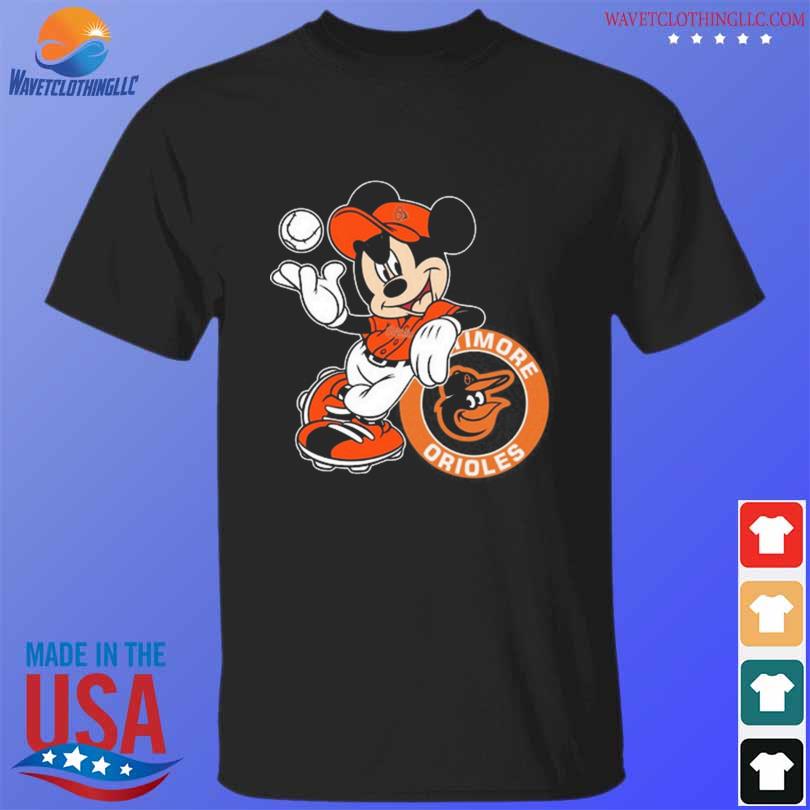 Baltimore Orioles Mickey Mouse x Baltimore Orioles Baseball Jersey