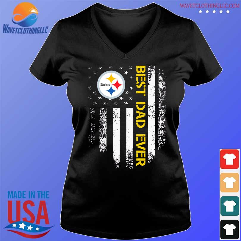 Best Dad Ever Pittsburgh Steelers Father's Day T-Shirt Sweatshirt Hoodie