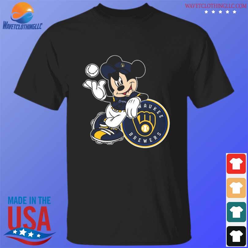 Milwaukee Brewers Mickey Mouse x Milwaukee Brewers Baseball Jersey