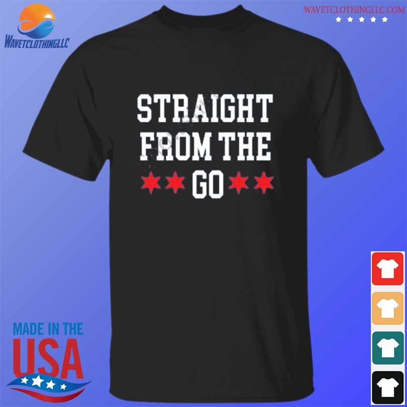 Raven smith straight from the go chicago flag logo shirt