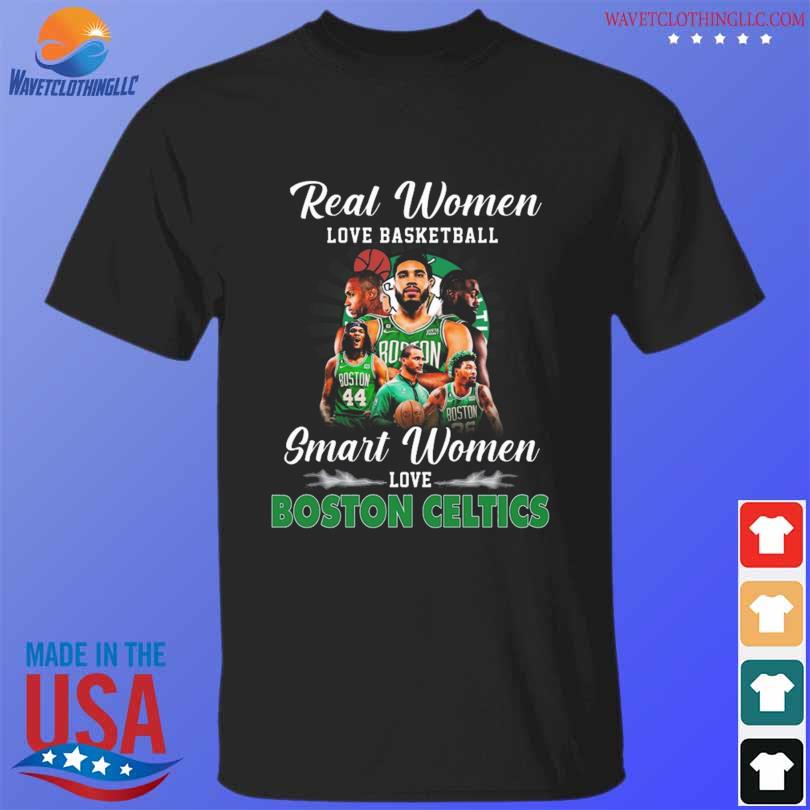 Real women love basketball smart women love the Boston Celtics signatures 2023 shirt