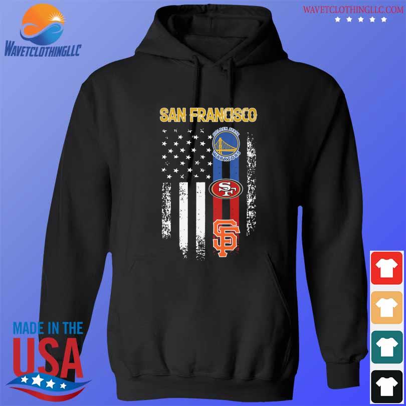 San francisco los angeles lakers san francisco 49ers san francisco giants  American flag 2023 shirt, hoodie, longsleeve tee, sweater