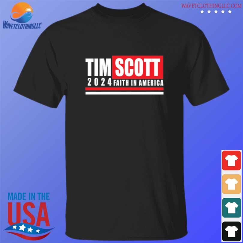 Tim scott 2024 faith in American shirt