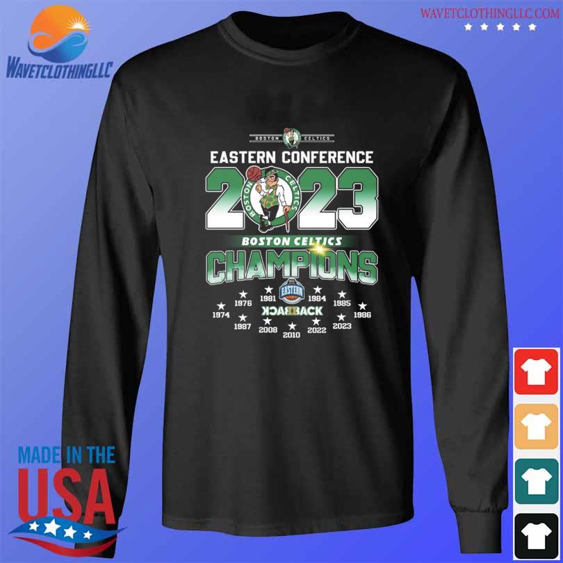 Official Boston Celtics back to back 2023 eastern conference champions shirt,  hoodie, longsleeve, sweatshirt, v-neck tee