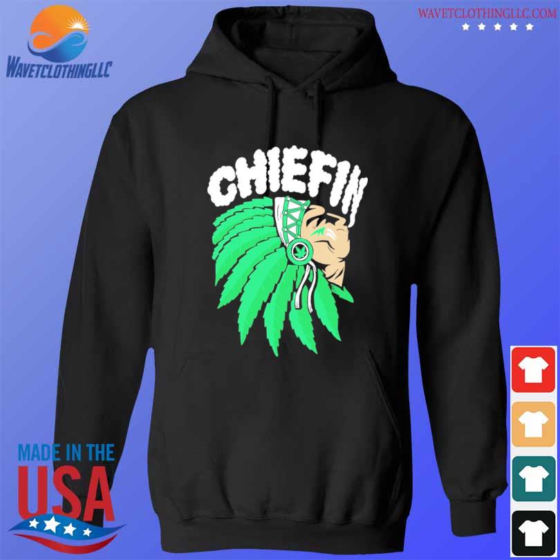 Chiefin Smoke Weed Native American T-Shirt