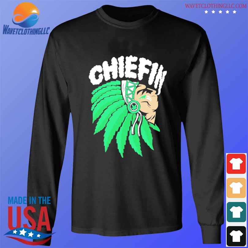 Chiefin Smoke Weed Native American T-Shirt