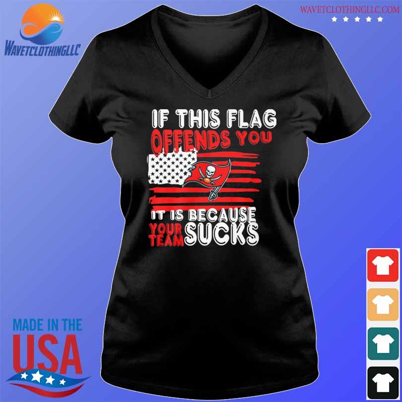 Miami Dolphins - If This Flag Offends You It's Because Your Team Sucks T- Shirt - TeeNaviSport