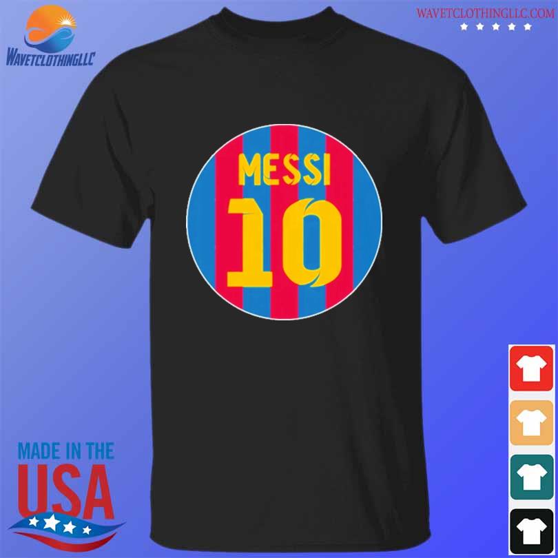 Messi Number 10 Retired Soccer Jersey Kids T-Shirt