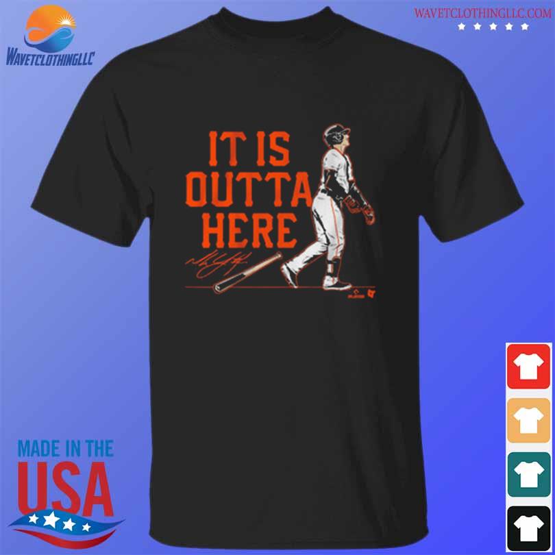 Official mike Yastrzemski It Is Outta Here Shirt, hoodie, sweater, long  sleeve and tank top