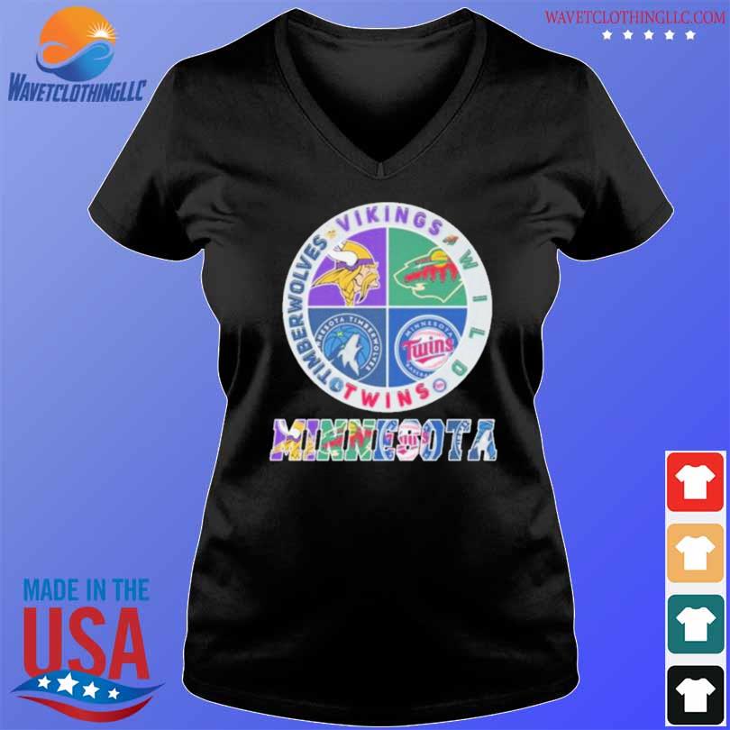 Minnesota Twins Minnesota Vikings Minnesota Wild Minnesota city logo 2023  shirt, hoodie, sweater, long sleeve and tank top