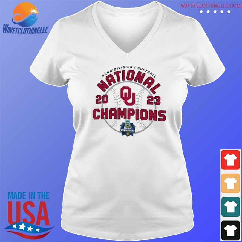 Women's Champion White Oklahoma Sooners 2023 NCAA Softball Women's College World  Series Champions Locker Room T-Shirt