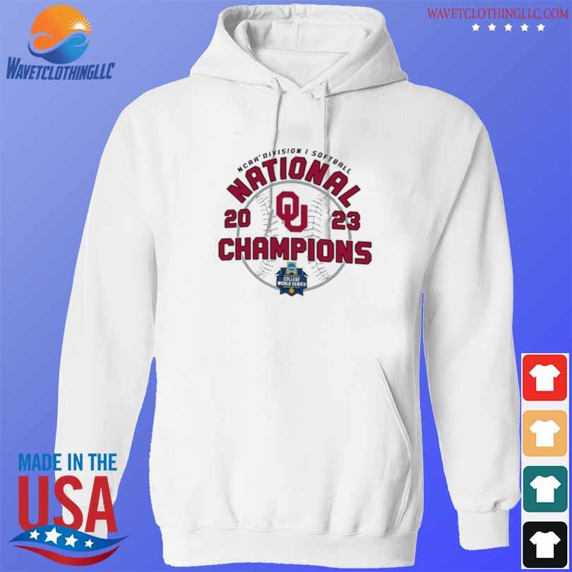 Youth Champion White Oklahoma Sooners 2023 NCAA Softball Women's College World Series Champions Locker Room T-Shirt Size: Medium