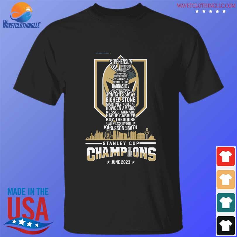 Vegas Golden Knights Team 2023 Stanley Cup Champions Thank You For The  Memories Signatures Shirt