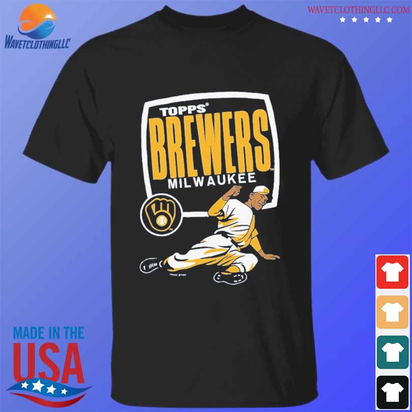 Topps Milwaukee Brewers baseball shirt, hoodie, sweater, long sleeve and  tank top