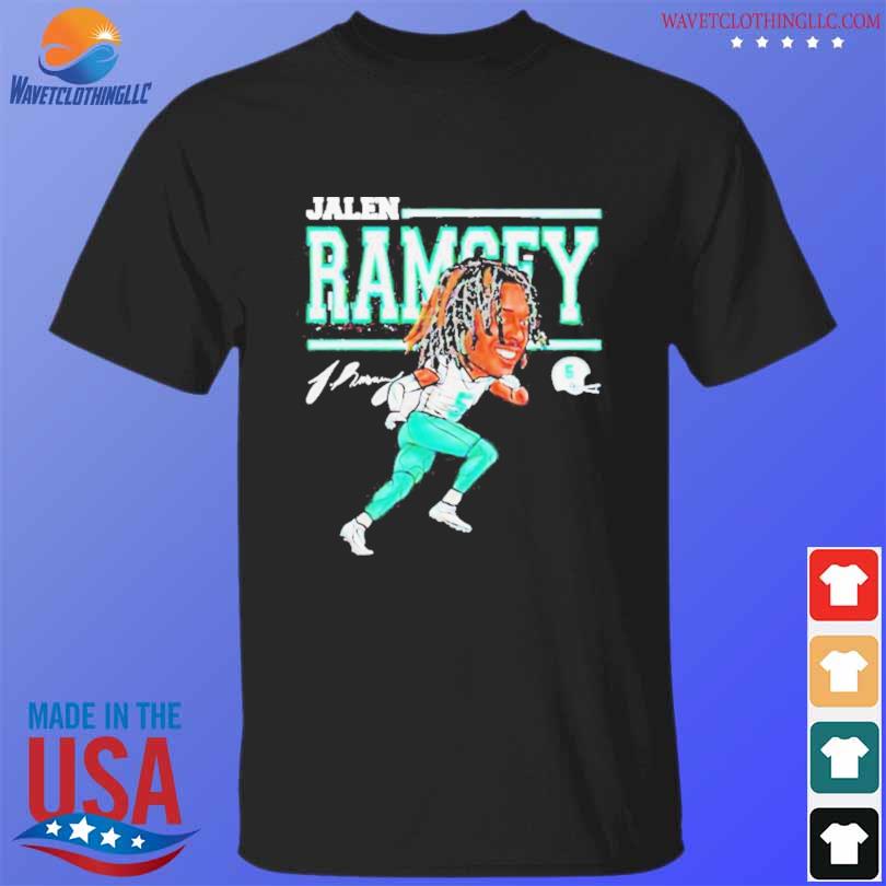 Jalen Ramsey Miami Cartoon WHT