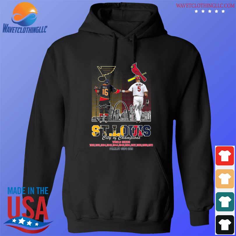 ST Louis City Of Champions Cardinals And Blues shirt, hoodie, longsleeve,  sweatshirt, v-neck tee