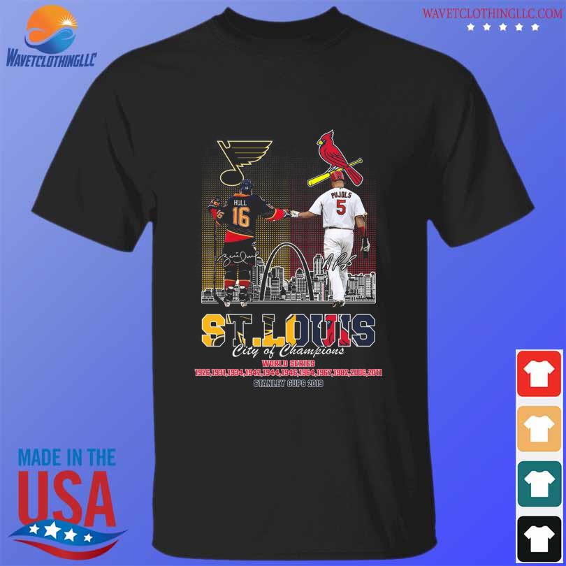 ST Louis City Of Champions Cardinals And Blues shirt, hoodie, longsleeve,  sweatshirt, v-neck tee