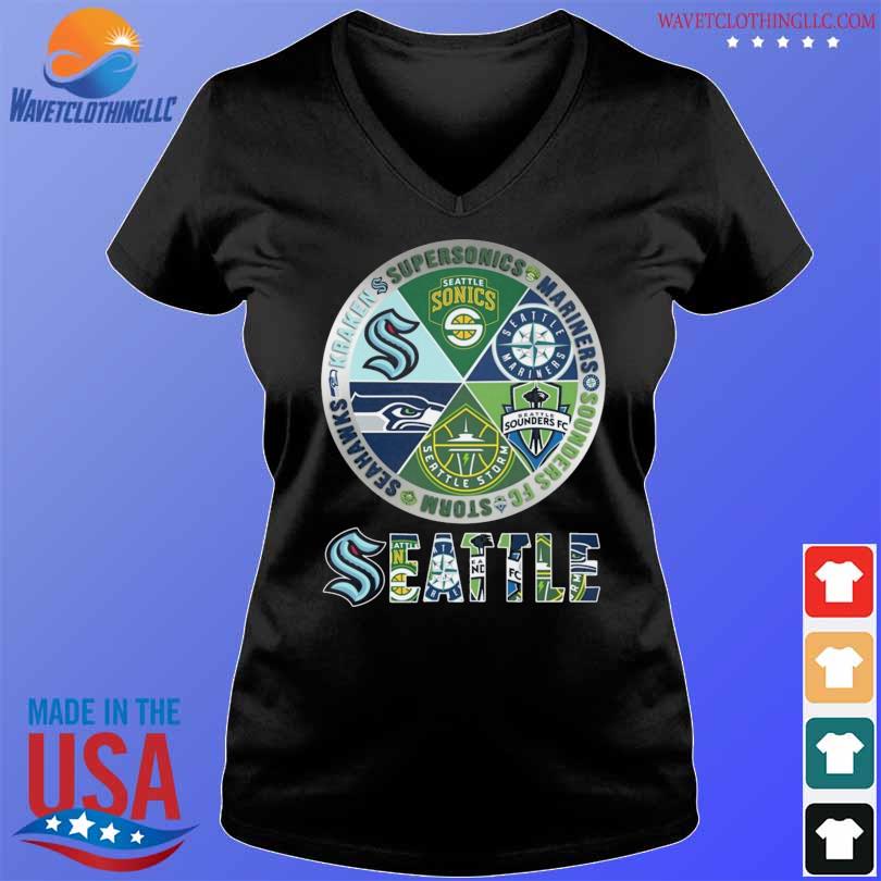 Official Seattle Kraken Mariners Storm Sounders Seahawks Shirt, hoodie,  sweater, long sleeve and tank top