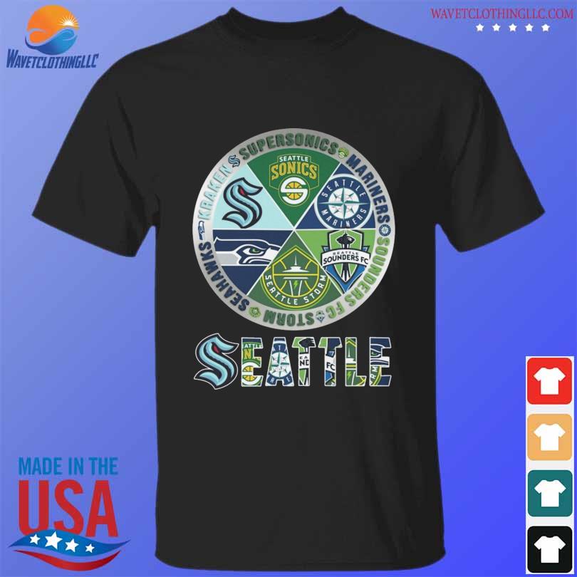 Funny Seattle Sounders FC Seahawks Mariners and Kraken shirt, hoodie,  sweater, long sleeve and tank top