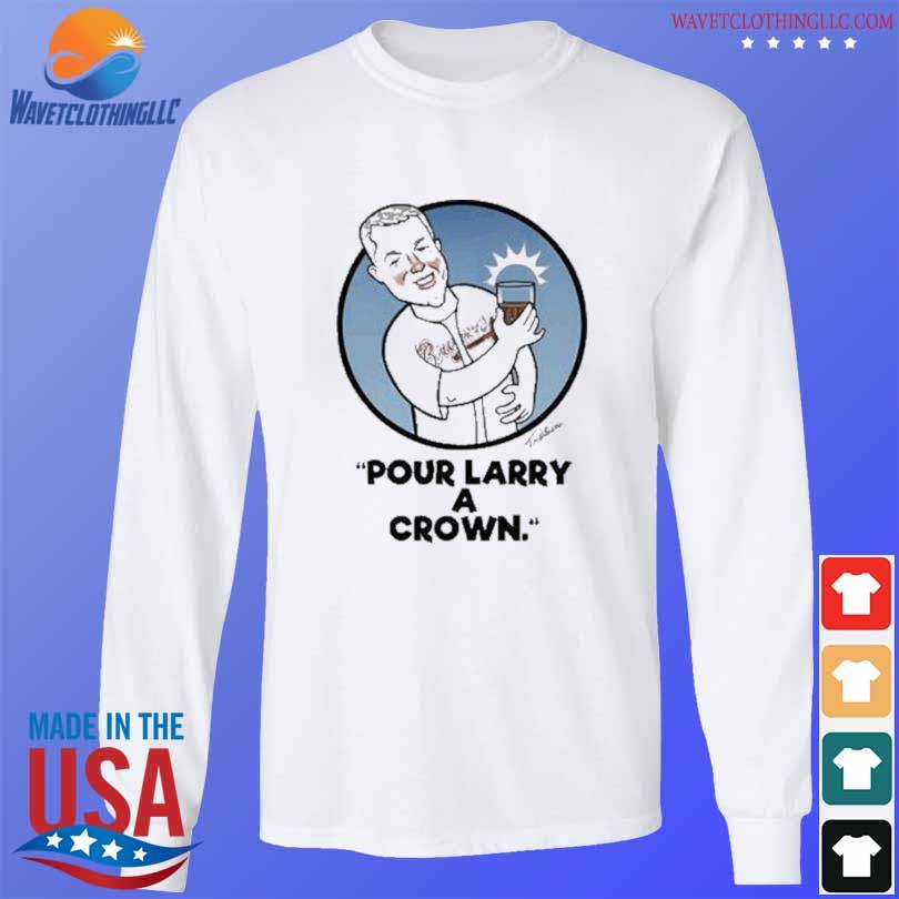 Chipper Jones Pour Larry A Crown Shirt, Teemoonley.com in 2023