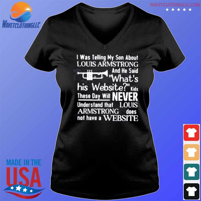 Louis Armstrong T-shirt in 2023  T shirt, Louis armstrong, Louis