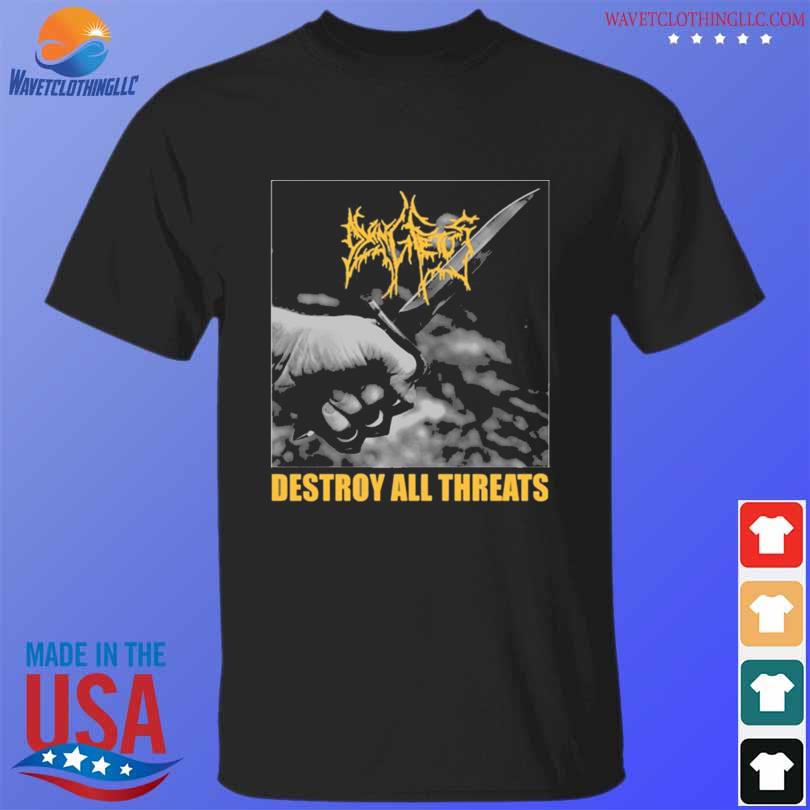 Official dying fetus merch destroy all threats 2023 shirt