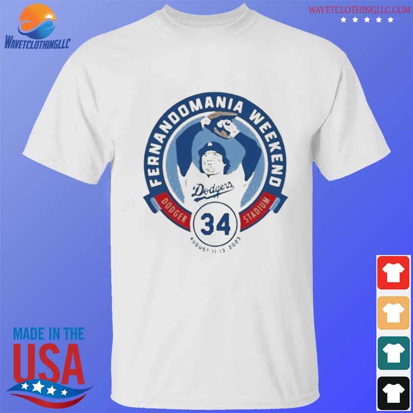 Number 34 Fernandomania Weekend Dodger Stadium 2023 t-shirt