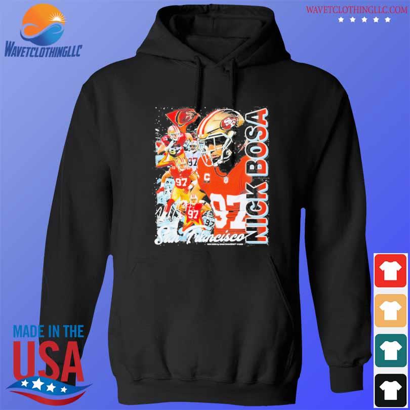 Nick Bosa San Francisco 49ers signature 2023 shirt, hoodie, sweater, long  sleeve and tank top