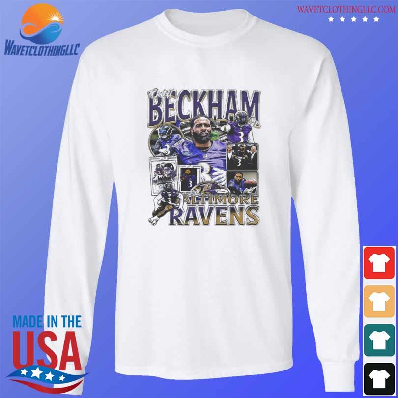 Official Odell Beckham Jr 3 Baltimore Ravens shirt, hoodie, sweater, long  sleeve and tank top