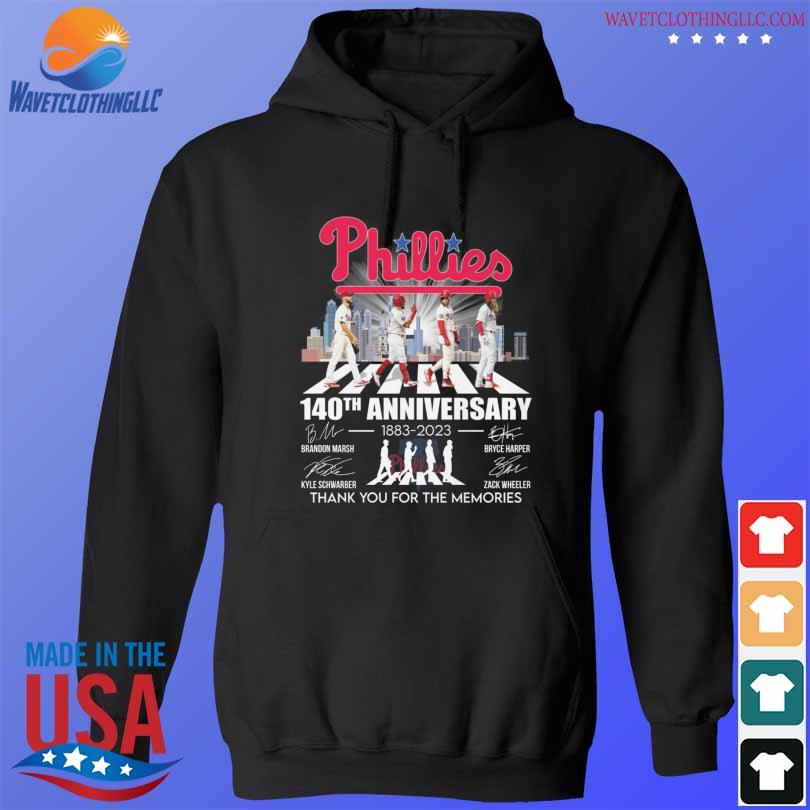 Vqtshirt - Philadelphia Phillies abbey road 140th anniversary 1883