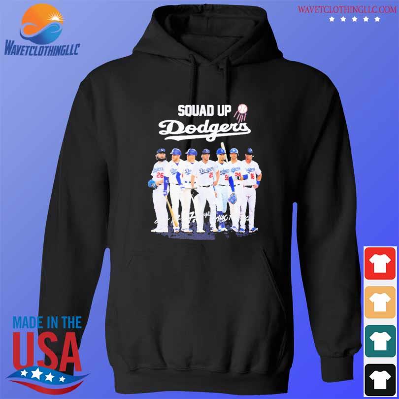 Official squad up Dodgers mlb team T-shirt, hoodie, sweater, long