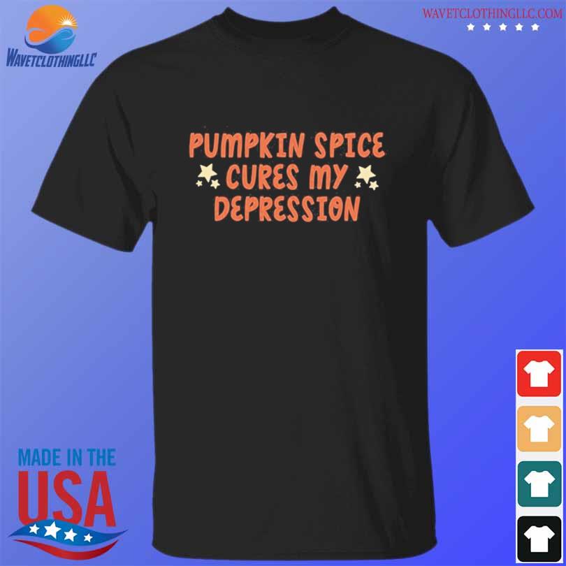 Pumpkin Spice Lattes My Cure For Seasonal Depression Off-Shoulder Sweater