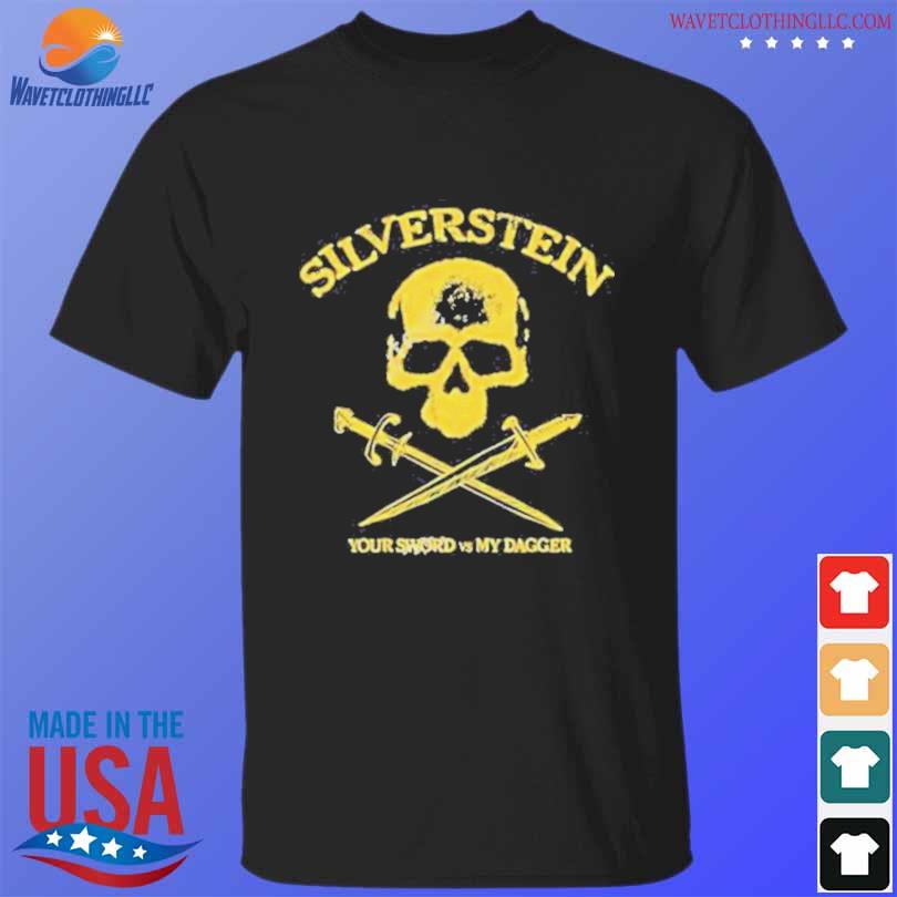 Silverstein dagger throwback skull 2023 shirt
