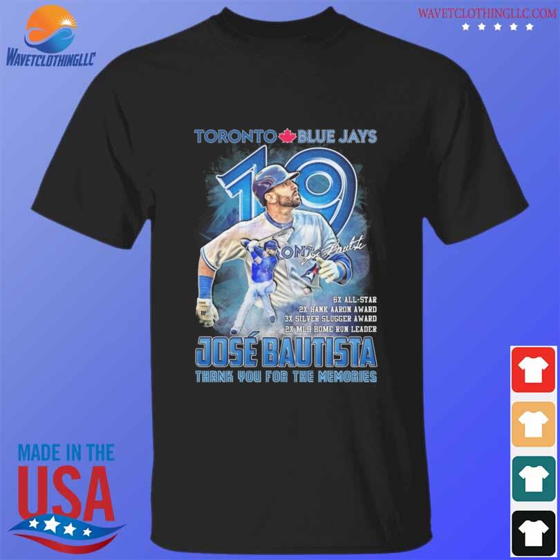 Men's Toronto Blue Jays Jose Bautista Majestic White Authentic Home Jersey
