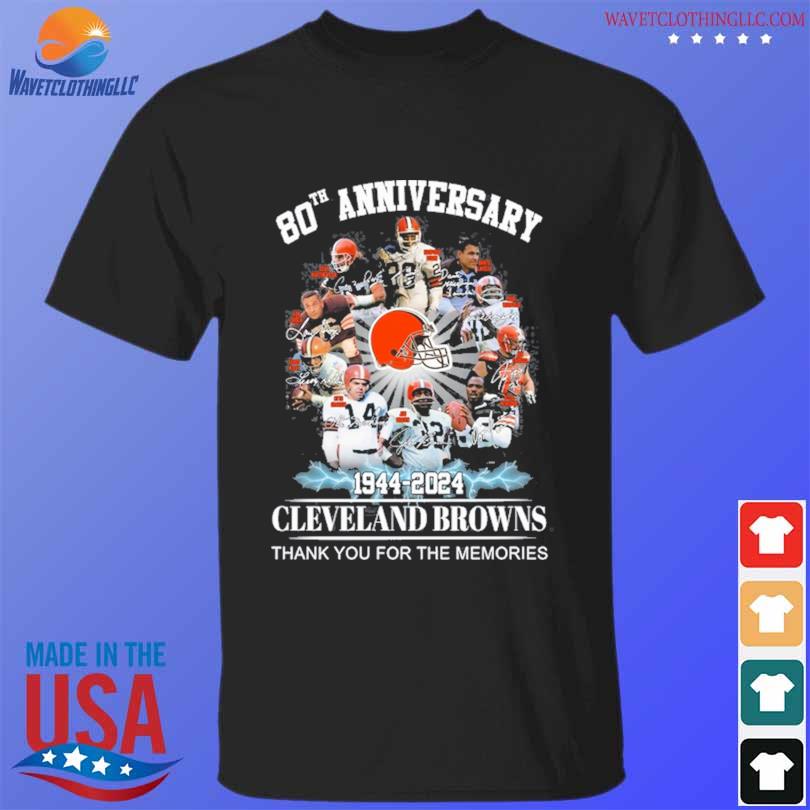 cleveland browns 75th anniversary shirt