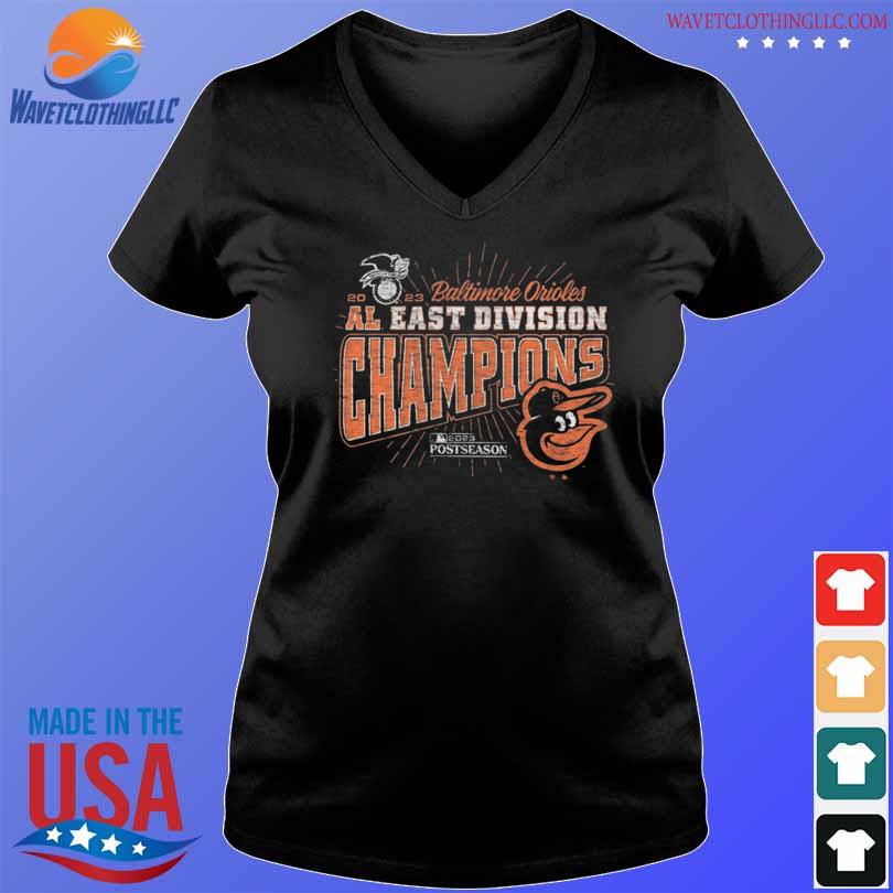 Men's '47 Black Baltimore Orioles 2023 AL East Division Champions  Distressed Franklin Long Sleeve T-Shirt