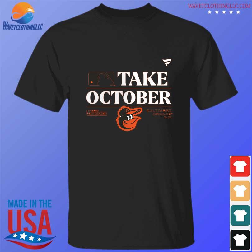 MLB Team Apparel Youth 2023 Postseason Take October Baltimore Orioles  Locker Room T-Shirt