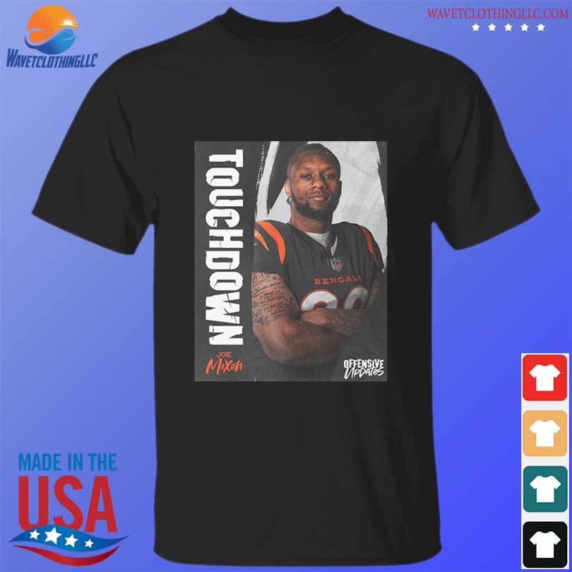 Tie-Dye Joe Mixon Cincinnati Bengals Pic T-Shirt