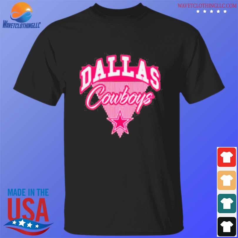 Girls Youth Pink Dallas Cowboys Playtime Dolman T-Shirt