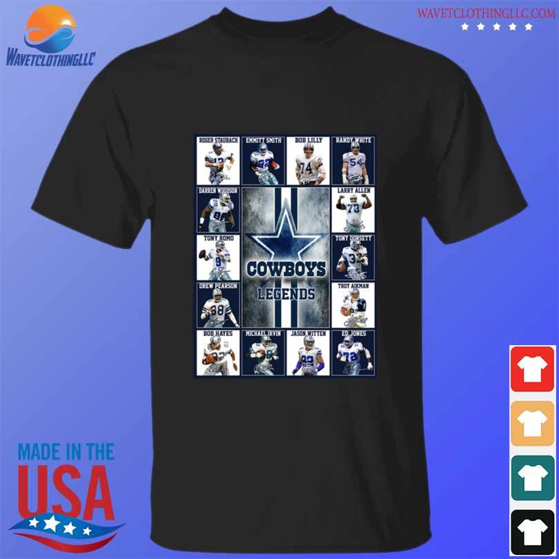 The Dallas Cowboys 60Th Anniversary Signatures T-Shirt