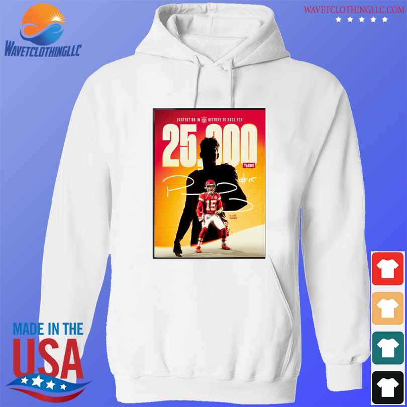 Patrick Mahomes 25k Passing Yards Shirt, hoodie, sweater, long sleeve and  tank top