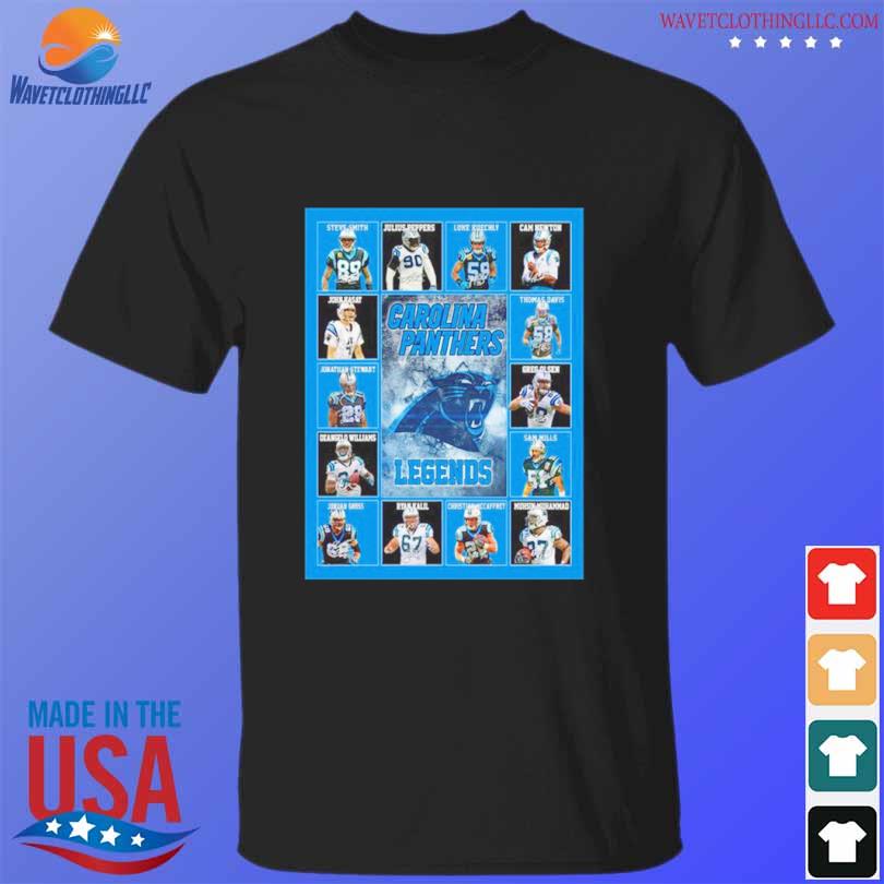 Funny carolina Panthers Legends Sport Teams Signature Shirt