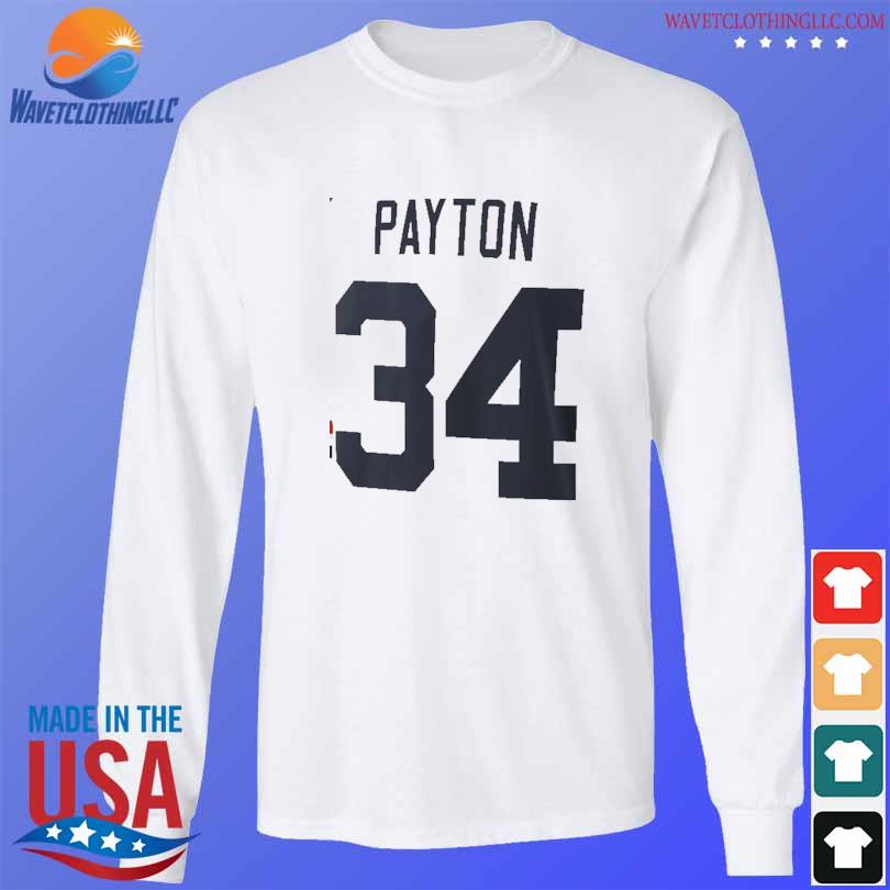 walter payton long sleeve jersey