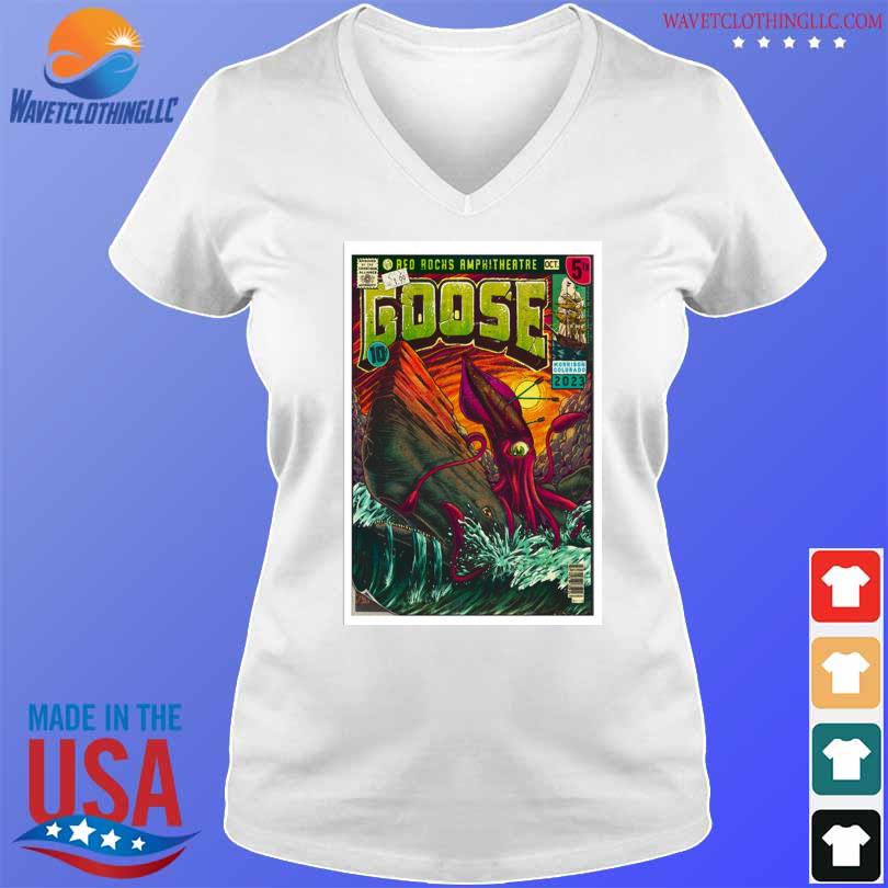 Goose tour red rocks amphitheatre oct 05 2023 poster shirt