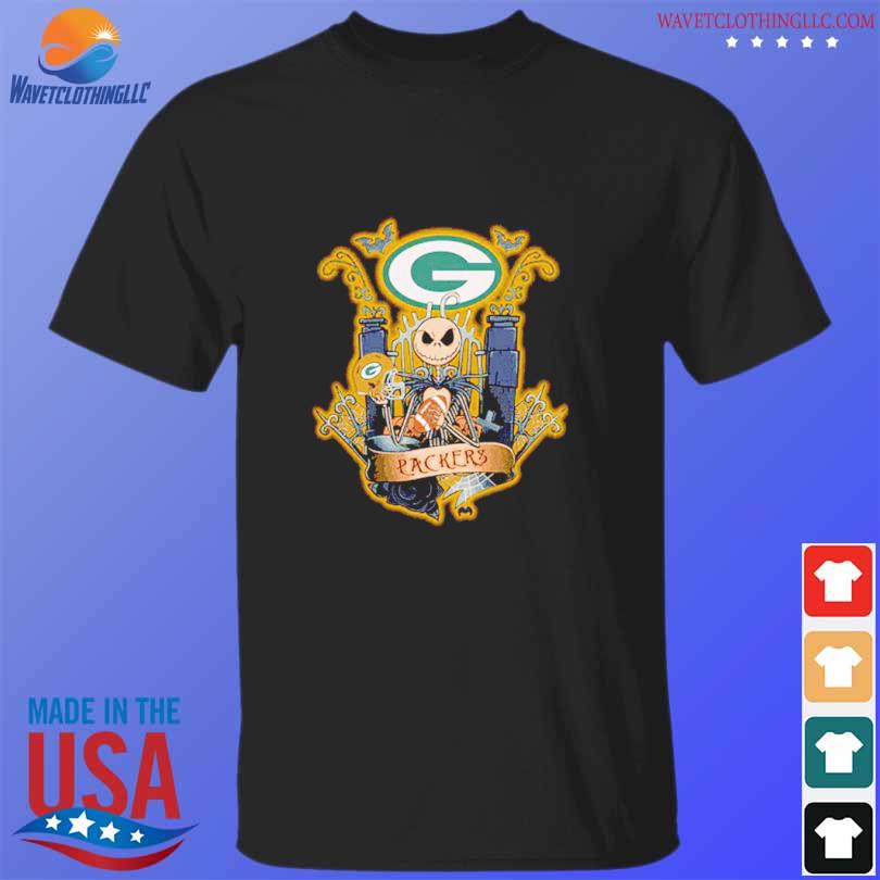 Green Bay Packers Love You Jack Skellington Halloween Shirt