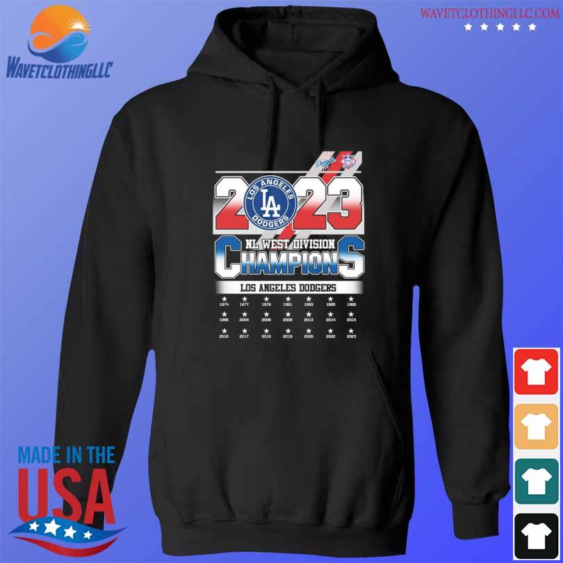 Los Angeles Dodgers 2023 NL East Division Champions shirt, hoodie,  longsleeve, sweatshirt, v-neck tee