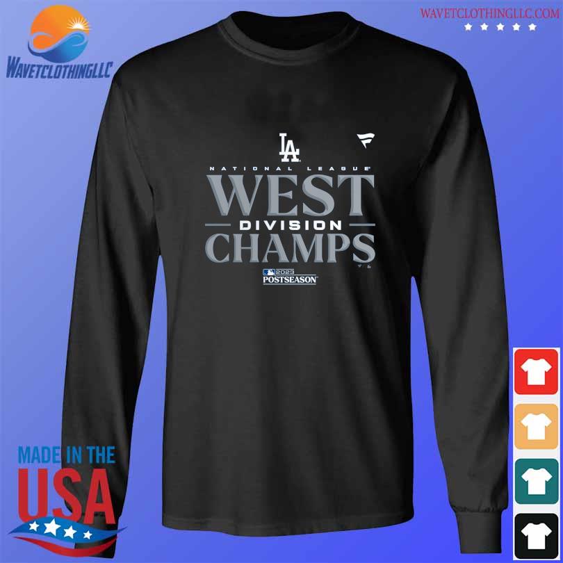 La Dodgers 2023 Nl West Division Champions Locker Room T-Shirt