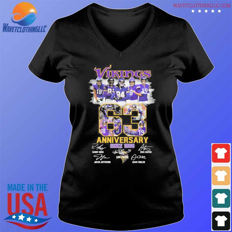 Minnesota Vikings 63 Anniversary Since 1960 Shirt