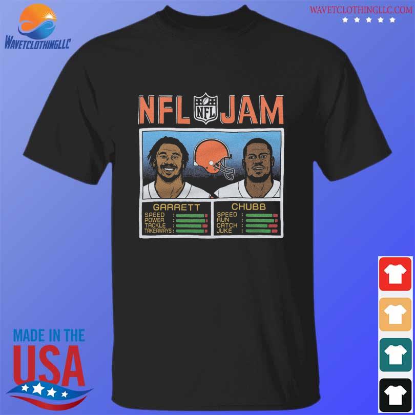 NFL Jam Cleveland Browns Myles Garrett and Nick Chubb shirt