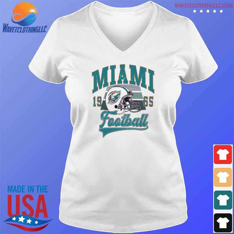 Miami Dolphins Vintage Nfl Football T Shirt by Trench Made in